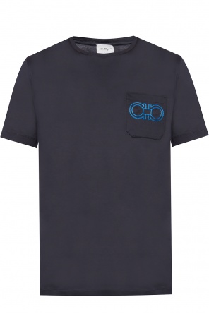 Logo-embroidered t-shirt, zdjęcie 1 Logo-embroidered t-shirt od Salvatore Ferragamo